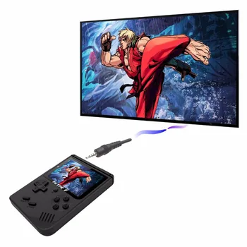 

2018 New Upgrade RS-6 Portable Mini Handheld Game Console gift 8Bit 3.0 Inch Color LCD Kids Color Game Player Built-in 168 games