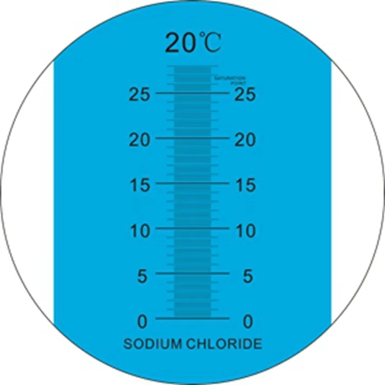 0-28% рефрактометр солености для соли в рассоле пищевой солености тестер ATC содержание хлорида натрия метр портативный рефрактомет