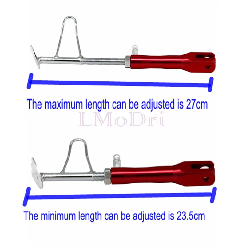 LMoDri мотоциклетные боковые подставки скутер парковочные стойки мотоцикл Модифицированная поддержка ног универсальный для YAMAHA Honda SUZUKI