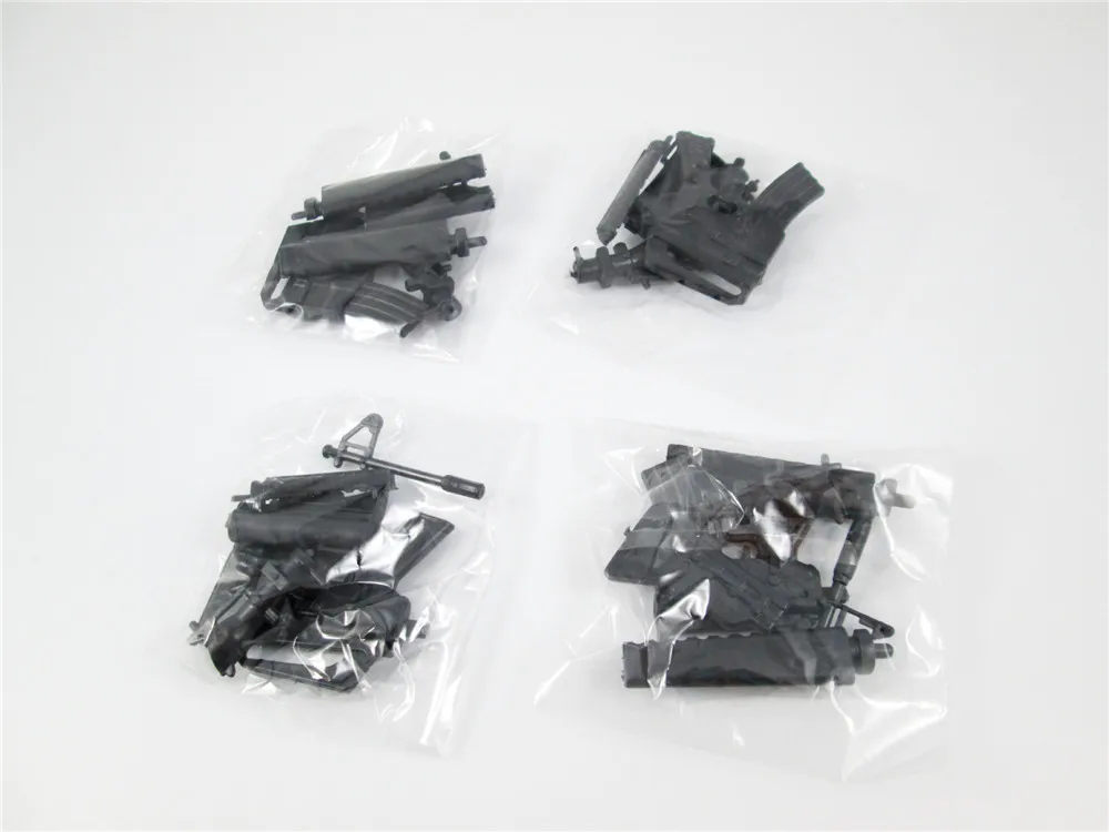 3pcs set Mini DIY Building Blocks Toy Gun Assembly Fun Toy Random style Gift for Children Ak47 P5  (13)