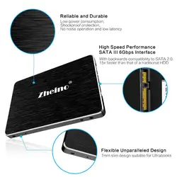Zheino 2,5 ''SATA3 SSD 120 GB 3D NAND 7 мм внутренний черный твердотельный накопитель