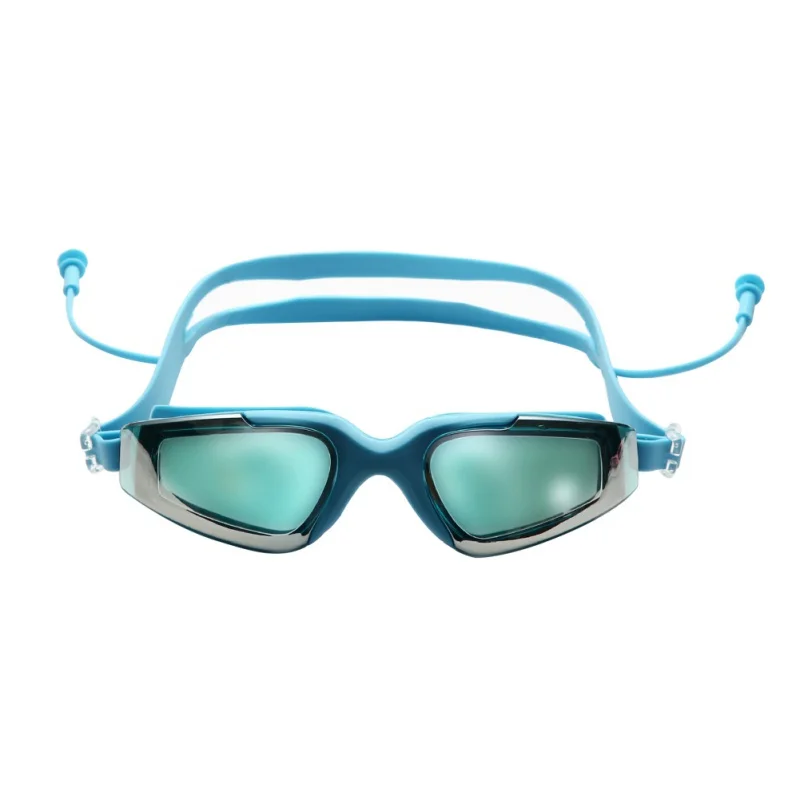 Swimming Goggles Men Women Children Professional Silicone Swimming Glasses Anti-fog UV Diving Eyewear With Ear Plugs