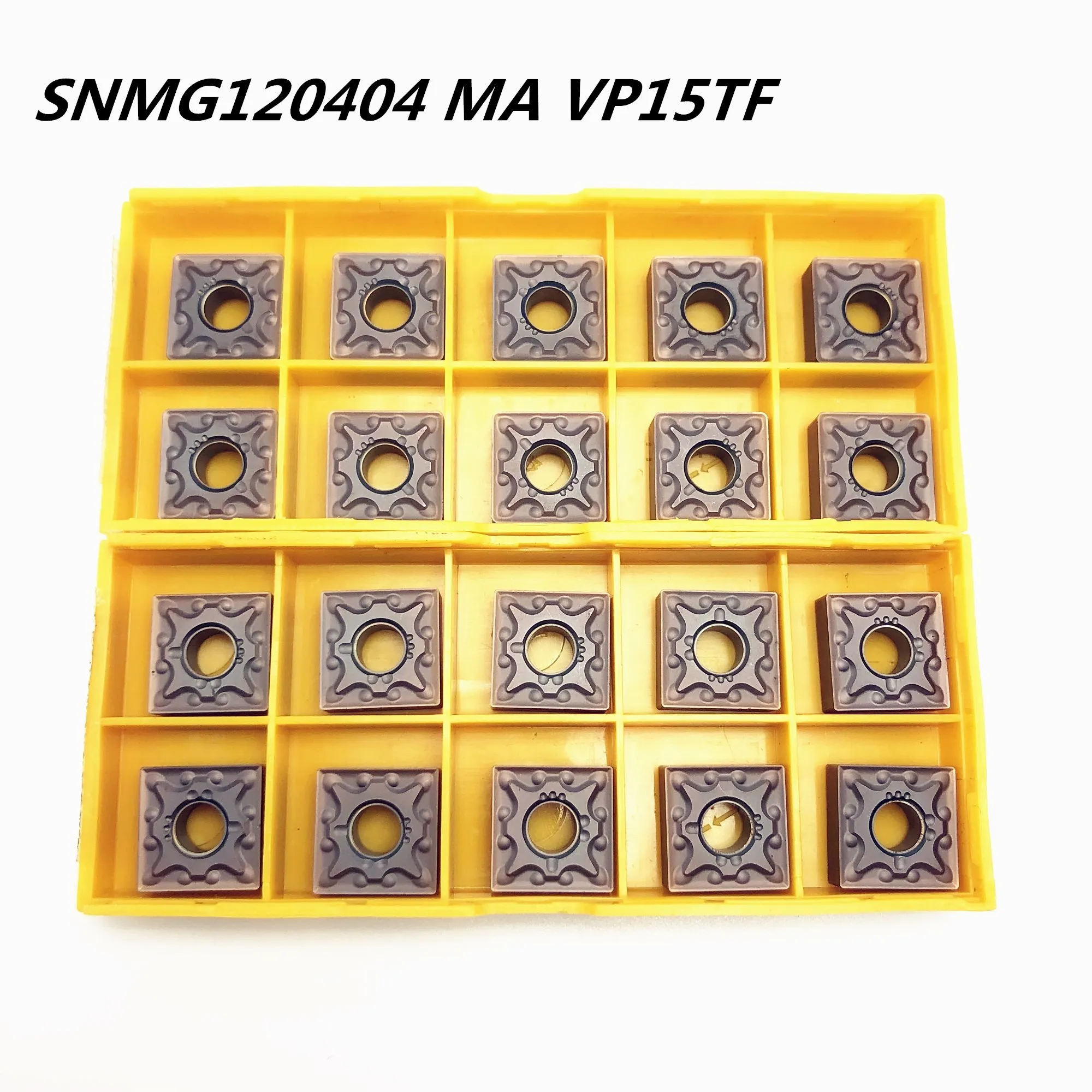 

20PCS Carbide insert SNMG120404 MA VP15TF metal turning lathe tool SNMG120404 CNC machine parts milling cutter lathe tool