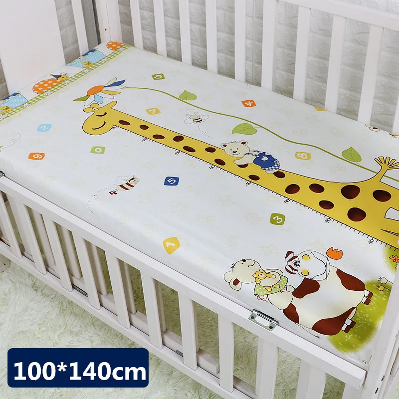 1 предмет простыня для украшение в детскую комнату простынь для детской кроватки с мотивами из мультфильмов, для новорожденных постельное белье для кроватки 100*140 см для простыней на кровать, новая детская sabanas - Цвет: Happy journey