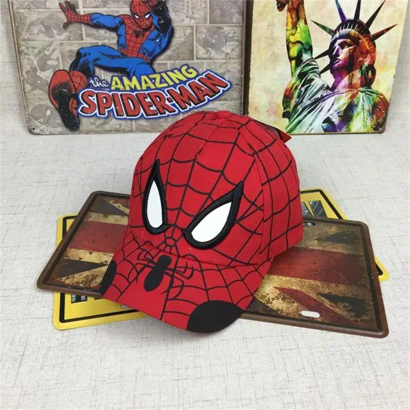 Детские повседневные кепки с героями мультфильмов, Классический Аниме, супергерой Человек-паук, маска, регулируемые уличные бейсболки, шляпа от солнца для мальчиков, новинка года