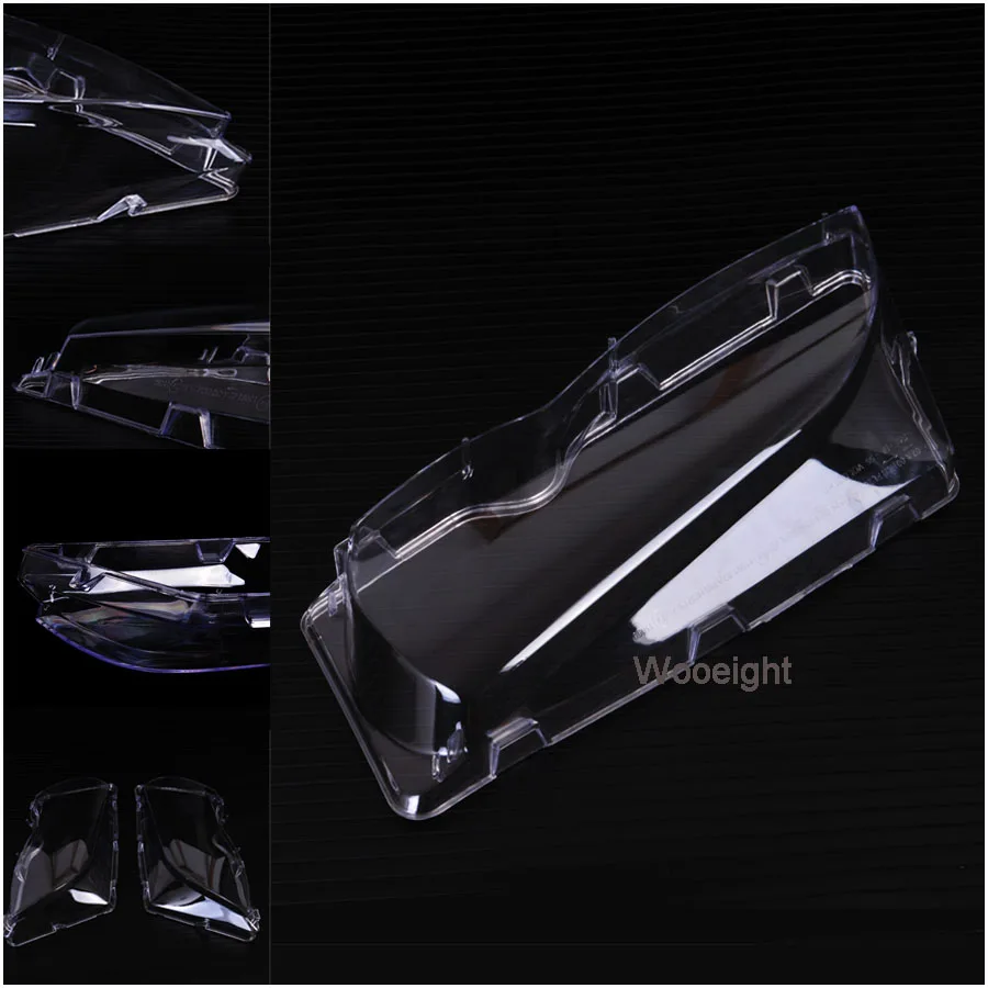 2 pcs Left & Right Headlight mirror cover Plastic Shell Cover For BMW E46 3-Series 4DR 2001 2002 2003 2004 2005 63126924045 (3)