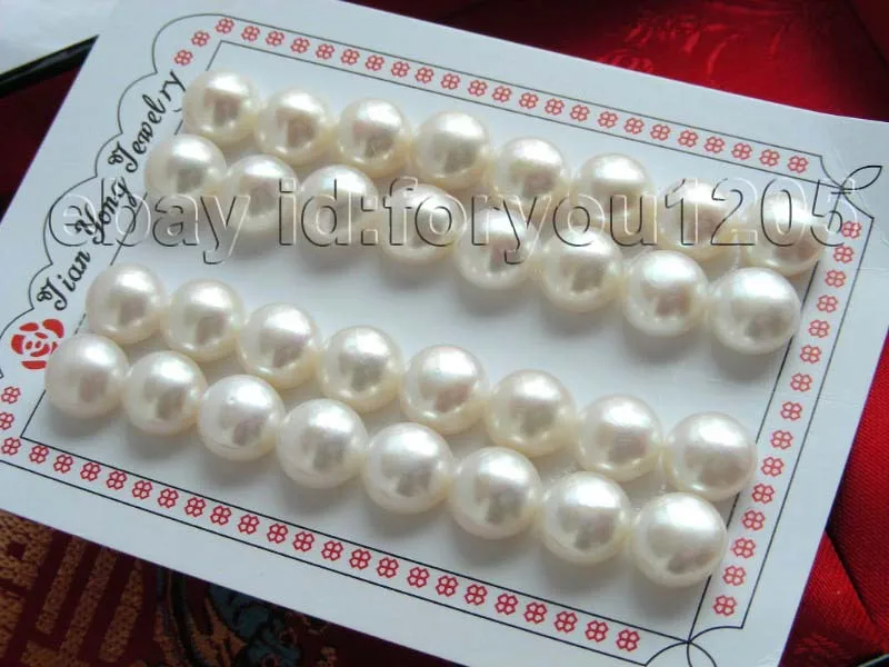 

Free shipping@Wholesale 16pairs Natural 12mm White Pearl earrings!