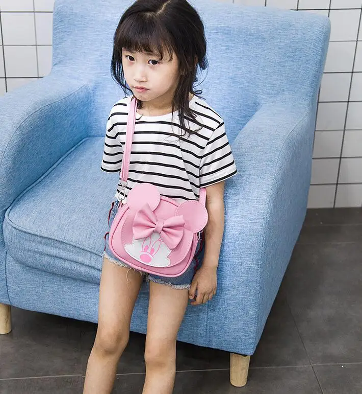Новое поступление, Детская сумка с мультипликационным принтом, модная мини-сумка принцессы для девочек, милые детские сумки через плечо