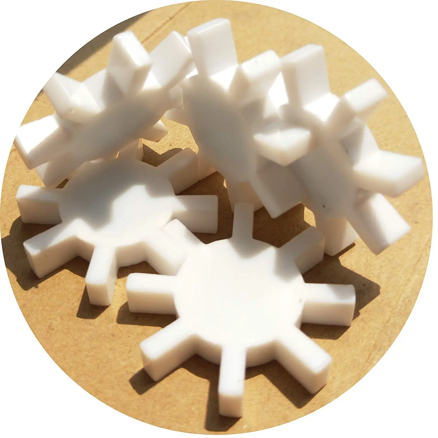 Магнитный мешалка восьмиугольная Magneton PTFE миксер (7X40 мм Форма Шестерни) 5