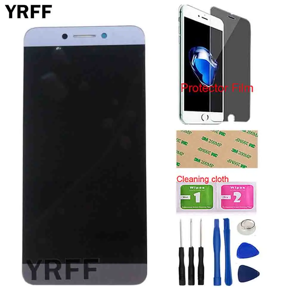 Skup 5.7 ekran oryginalny LCD wyświetlacz dla LEAGOO T8S T8 S wyświetlacz LCD zespół ekranu dotykowego Digitizer monitorów LCD narzędzia folia ochronna