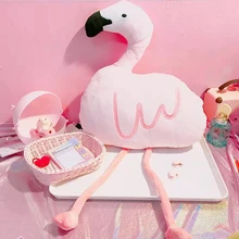 Summer flowers and birds cushion flamingo cactus soft Pillow Box special-shaped super soft pillow bedroom sofa Decoration