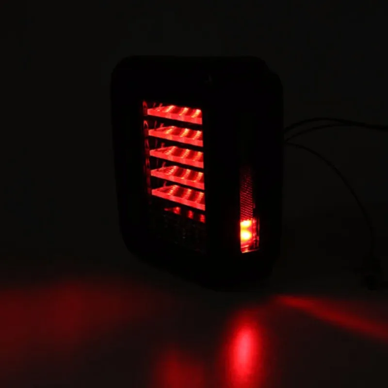 2007-15 Jeep Wrangler LED Tail Lights Rear Brake Reverse Lamps 480LM JK