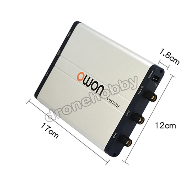 

Freeshipping TD Owon VDS 1022I virtual dual-channel oscilloscope bandwidth of 100MS/S 25Mhz USB isolation 1G sample rate