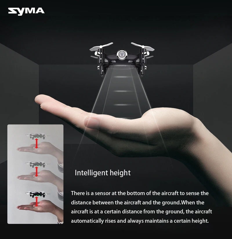 SYMA X20 4-канальный мини БПЛА дистанционного управления интеллигентая(ый) высота 3D падения с гиперболические пульт дистанционного управления