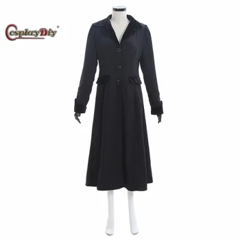 

Cosplaydiy Movie Poppins Jacket Mary Costume Adult Women Cosplay Dress For Halloween Party Suit Carnival Outfit Custom made