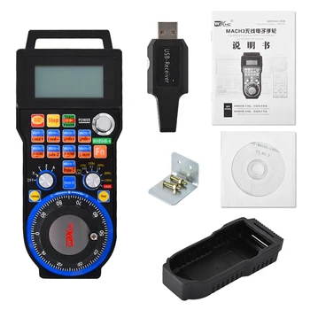 

New Wireless USB MPG Pendant Handwheel Mach3 For CNC Mac.Mach 3, 4 axis controller CNC Wireless Handwheel