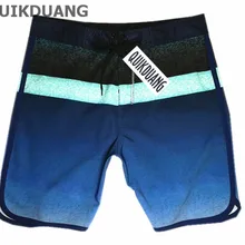 QUIKDUANG мужские пляжные шорты из эластана и спандекса быстросохнущие водонепроницаемые пляжные шорты Бермуды повседневные шорты SZ30-38