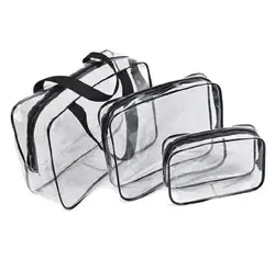 Многофункциональный мешок для хранения ПВХ материал сумка для хранения мыть косметический мешок прозрачный Piece шт костюм отделка пакет