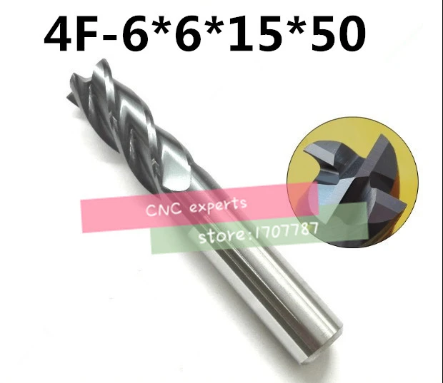 6 MM 4F Ball End Carbide End Mill 