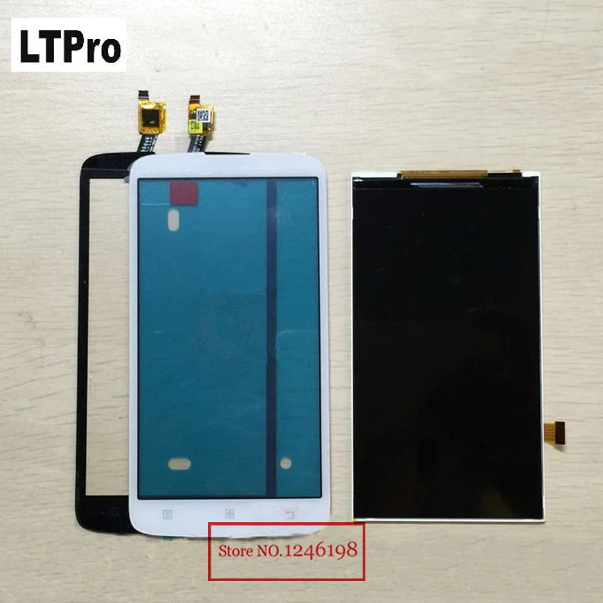 

LTPro Best Quality Black White A399 LCD Display + Touch Screen Digitizer For Lenovo A399 Mobile Phone Repair Parts