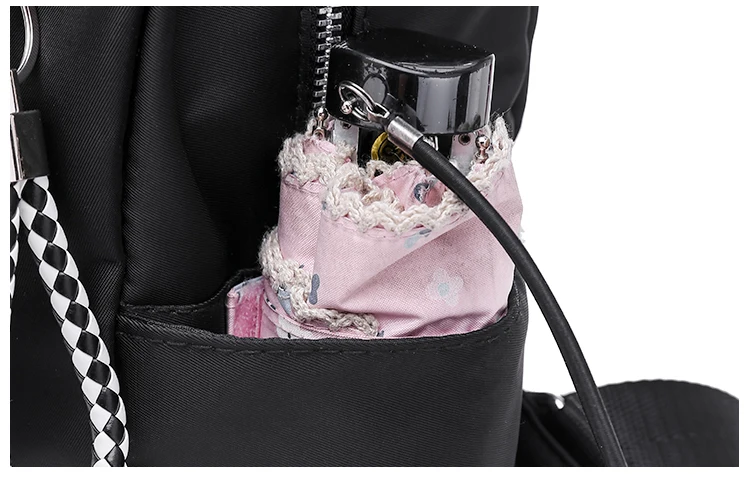 Оксфорд рюкзак женский модный черный рюкзак женский маленький рюкзак для девочки-подростка подарок многофункциональная сумка Sac A Dos