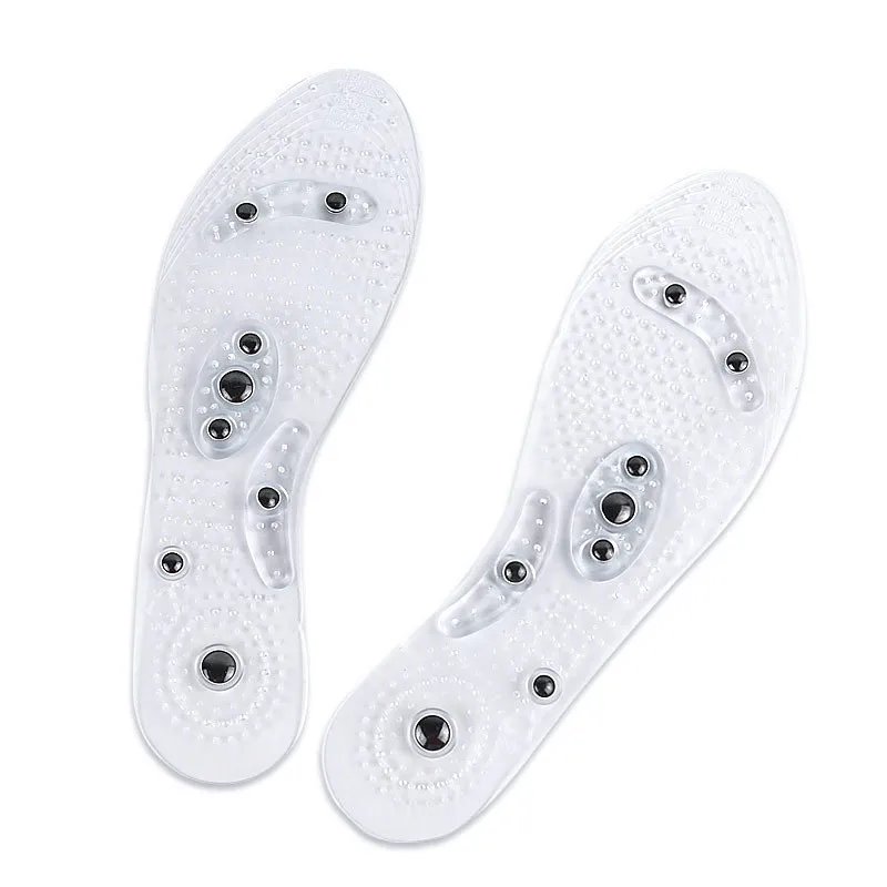 Running Gel Magnetic Massage Feet Shoe Insoles Men Women Slimming Therapy Acupressure Insoles Absorption Pads orthopedic Insole