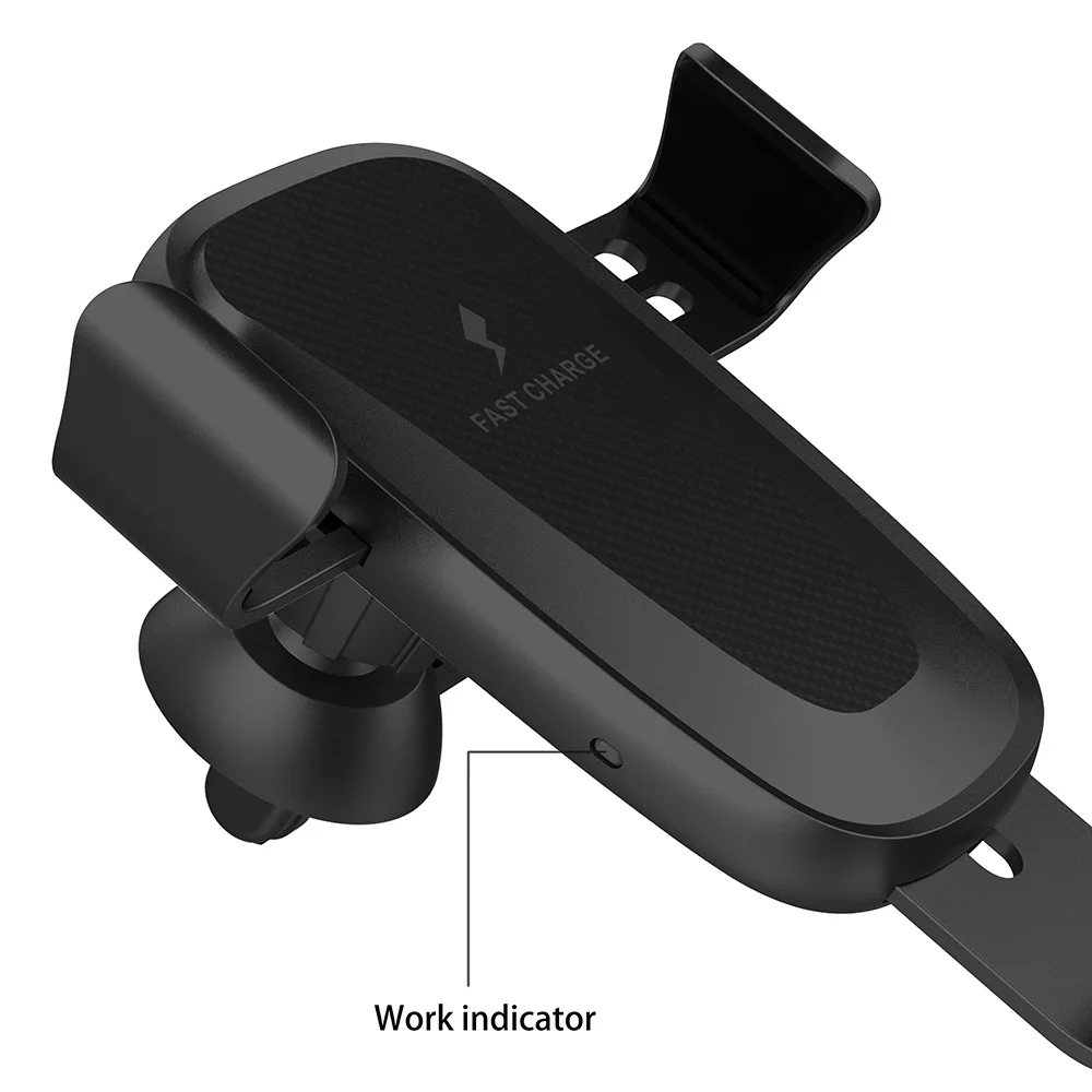 FDGAO Gravity Индукционная Автомобильная Беспроводная зарядка для iPhone XS Max X XR 8 Быстрая зарядка держатель телефона на вентиляции для samsung Note 9 S9