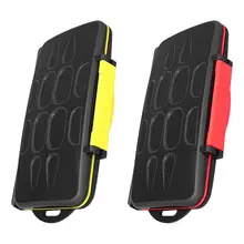 Водонепроницаемый чехол для карты памяти Интегрированный ударопрочный 2SD 12TF большая емкость коробка для хранения желтый красный