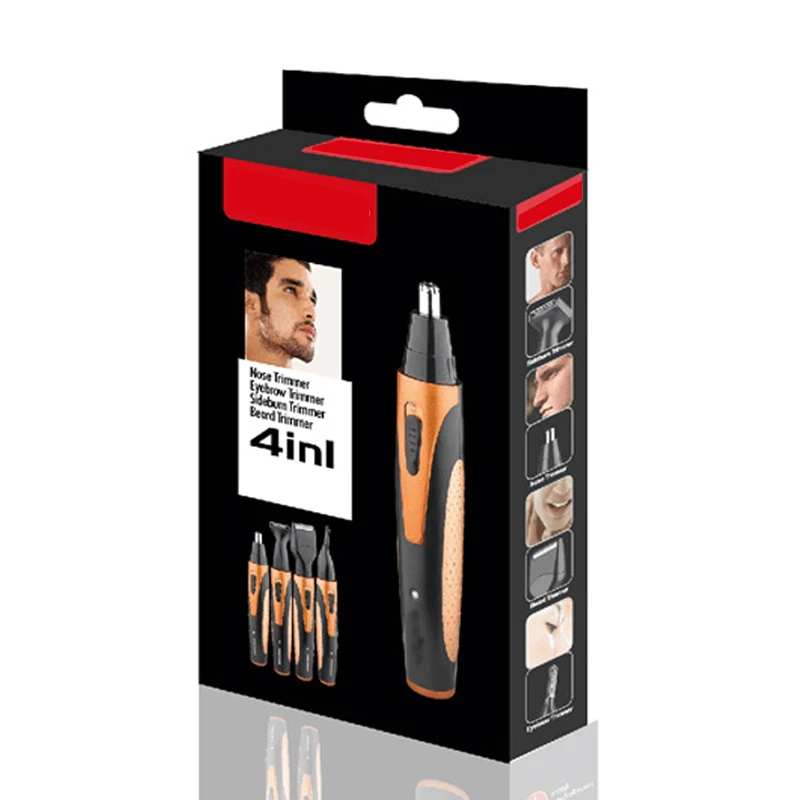 4 in 1 Electric Shaver Multifunction Men Nose Ear Hair Trimmer Painless Women Trimming Eyebrows Beard Hair Clipper Cut Shaver  (4)