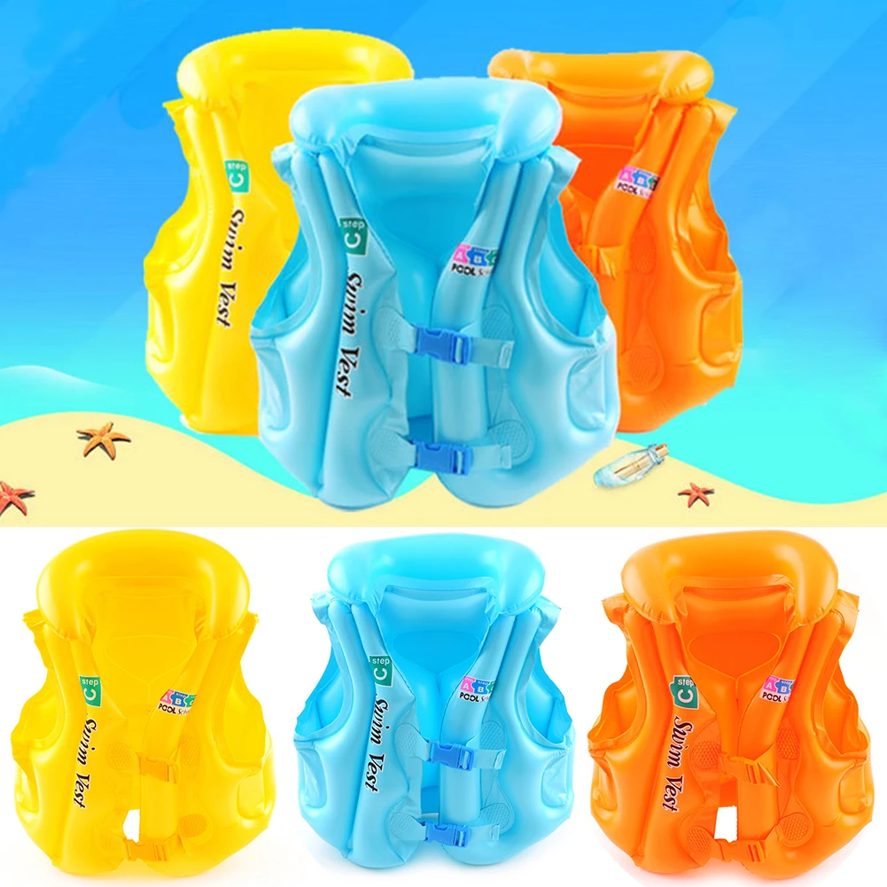 Baby Life Jackets Kids Float Inflatable Swim Vest Jacket Swimming Aid For Age 3-6 | Спорт и развлечения