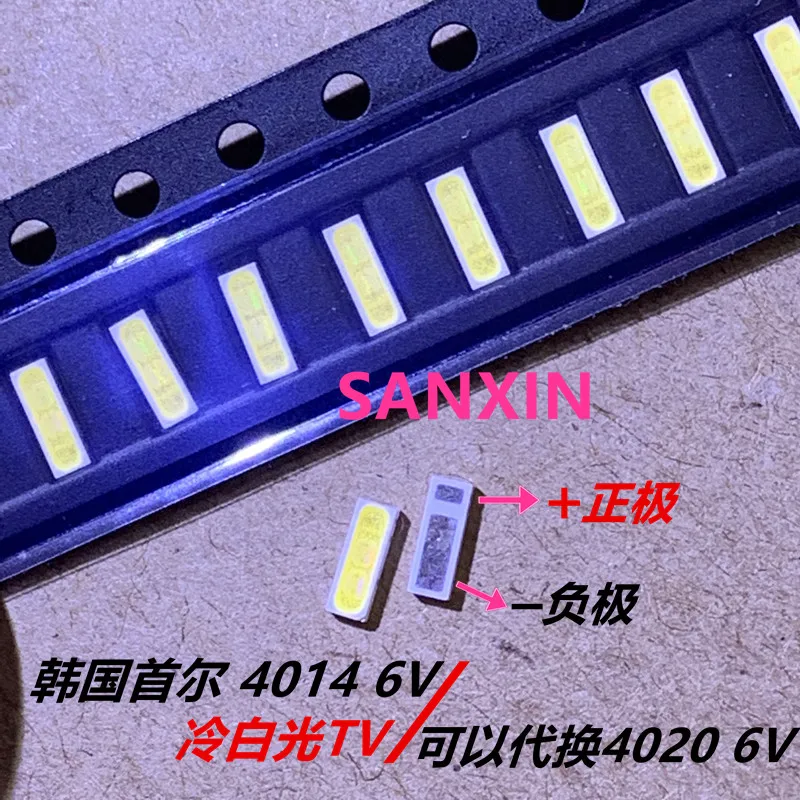 

SEOUL SMD LED 4014 6V 1W Cool White Replace SEOUL 4020 For TV Backlight 4000PCS /Lot