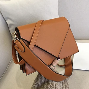 Высокое качество ПУ жесткие женские квадратные сумки регулируемые ремни корейский стиль твердые сумки через плечо Дамская Мода простая сумка на плечо B51 - Цвет: Оранжевый