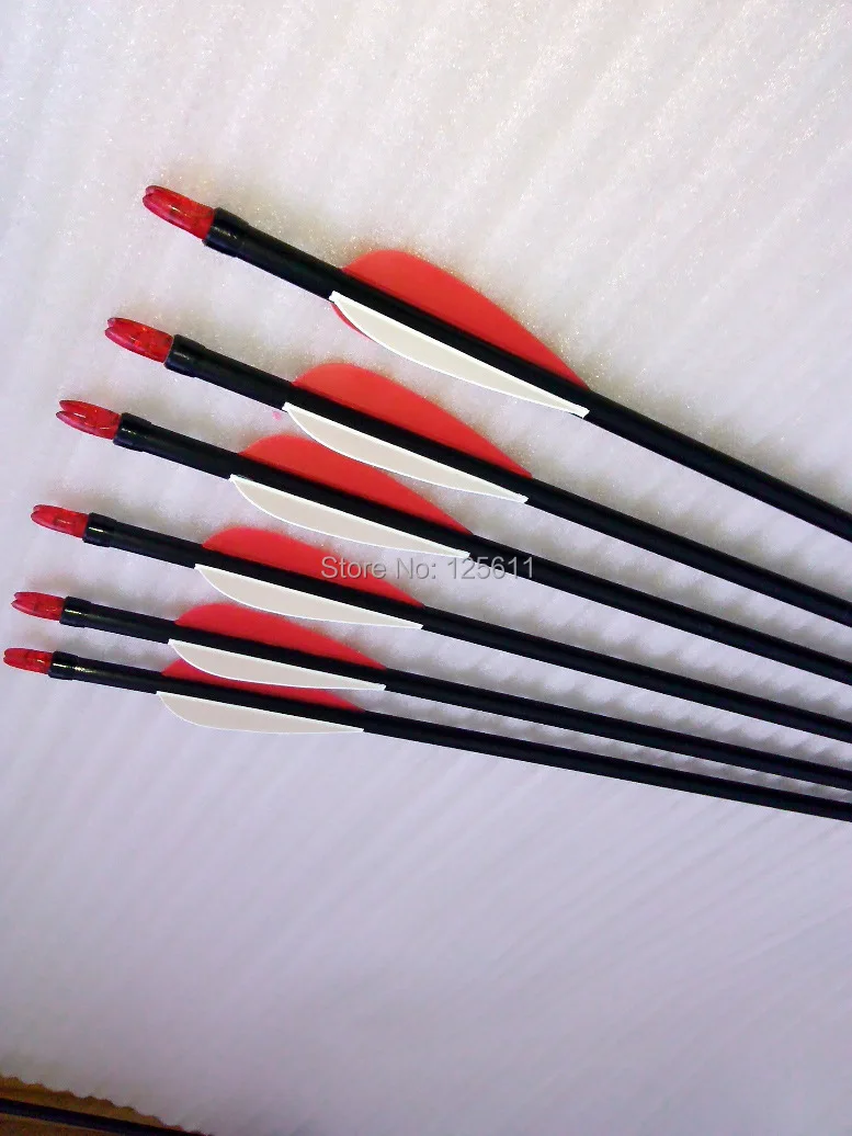 One dozen cover proof on nock for Compound Bow Fiber Glass RECURVE BOWS