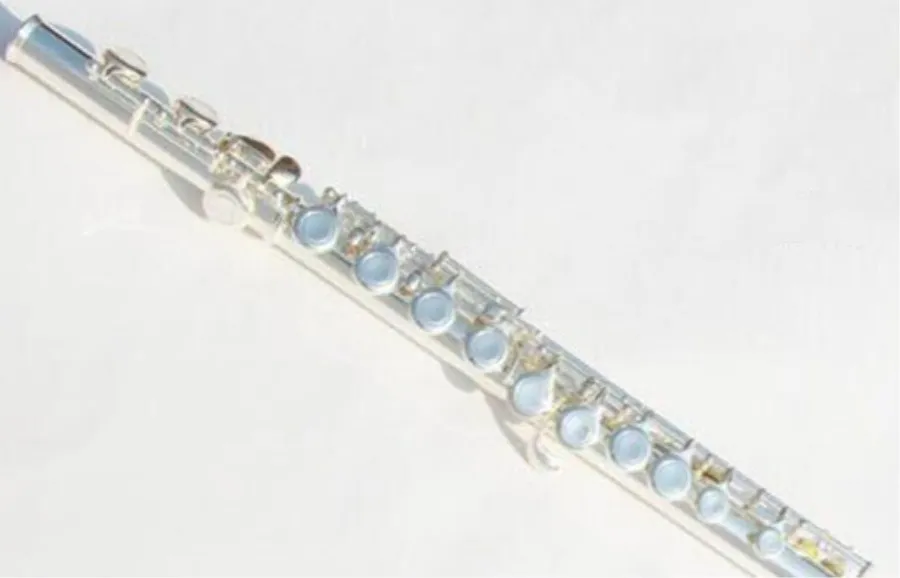 instruments flute silver flute C tune 16 holes musical E key High quality flute music free