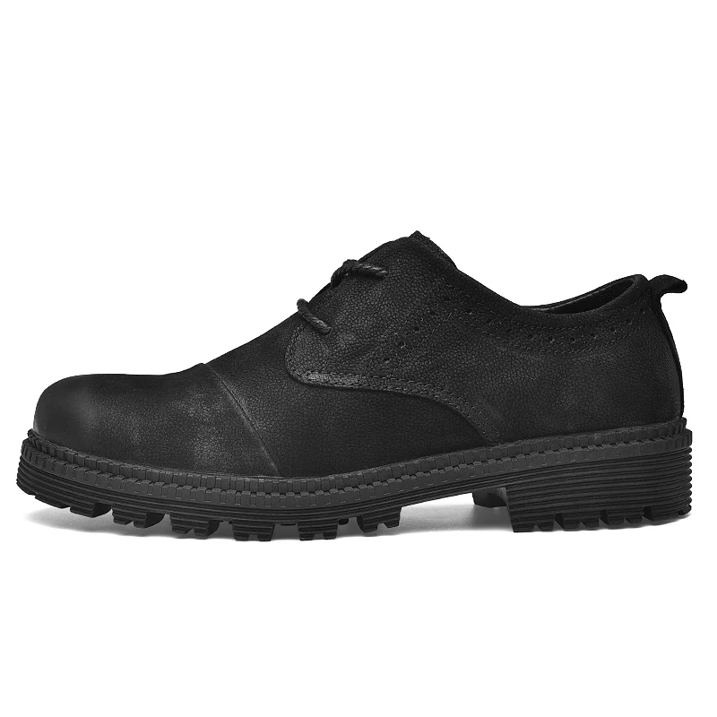 CLAX/Мужская обувь из натуральной кожи; сезон весна-осень; повседневная обувь; мужская кожаная обувь; обувь для прогулок; мягкая черная модная обувь