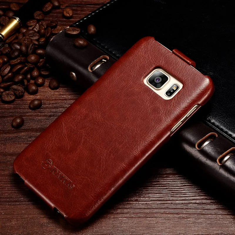 Откидной кожаный чехол для Samsung Galaxy S7 G9300 телефона Edge Роскошный Ретро Чехол TOMKAS