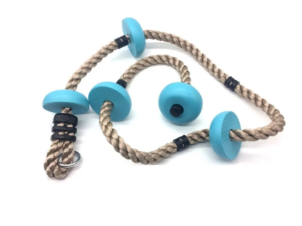 Children Kids Five Knotted Disc Climbing PP Rope Baby Garden Playground