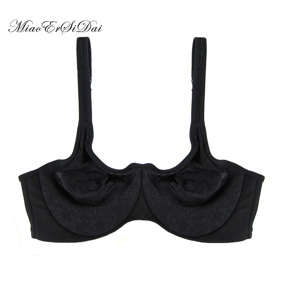 Buy MiaoErSiDai Floral Embroidery Bralette Breathable