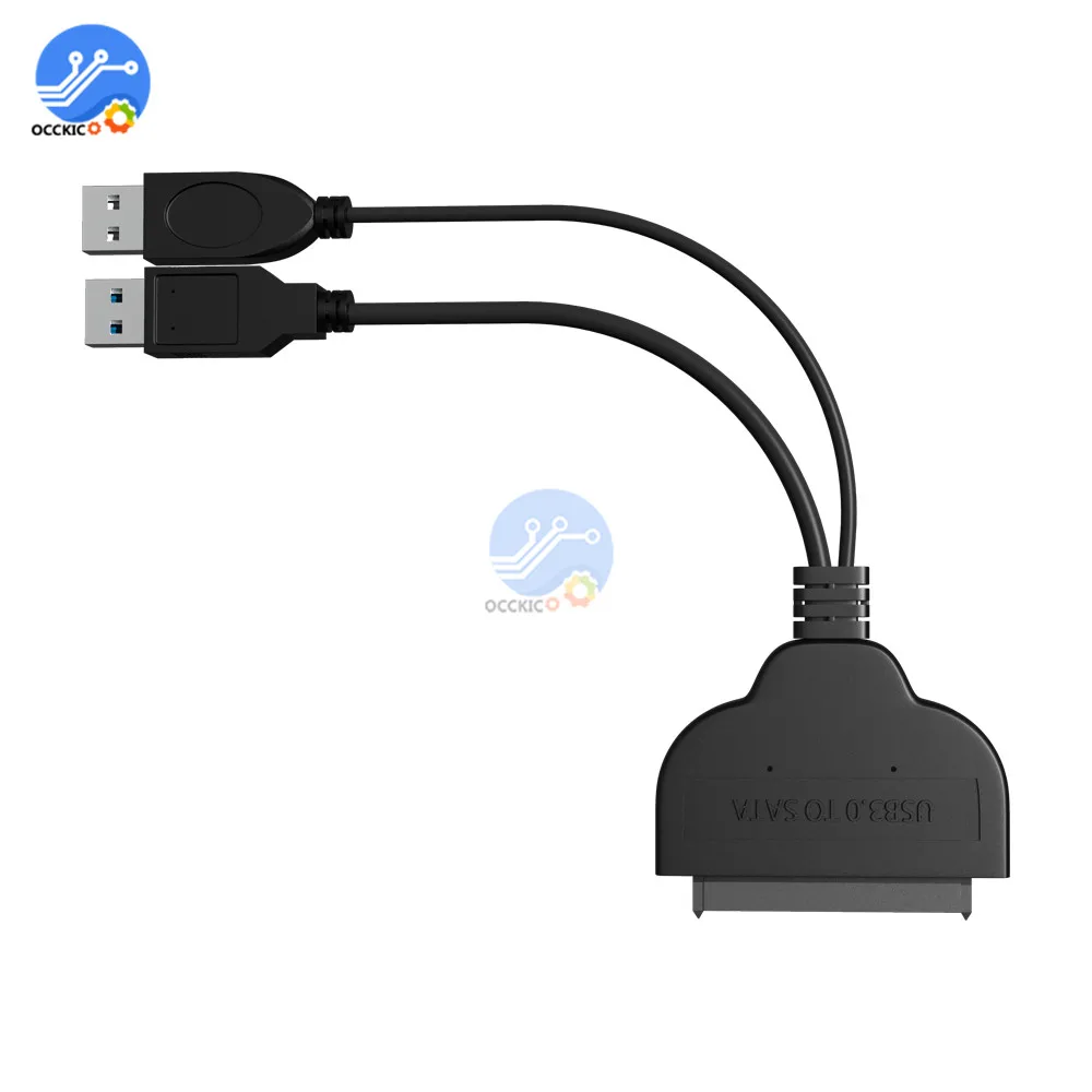 USB 3 0/USB 2 0 для SATA 22 Pin кабель передачи данных провод адаптер до 5 Гбит/с Поддержка