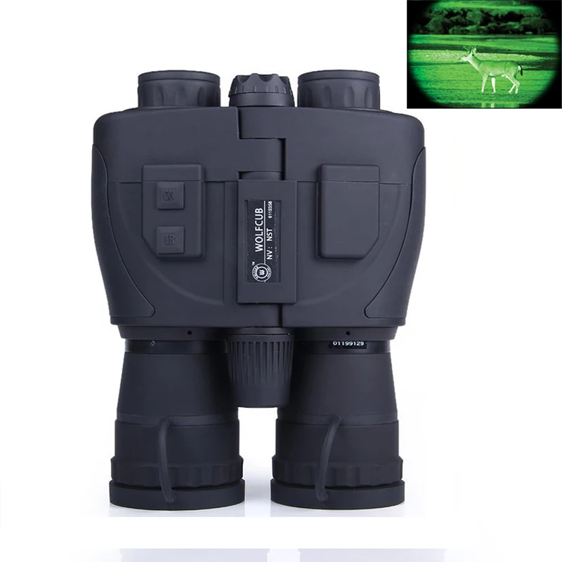 

Gen1 Field Tactical Scout 5x Gen1 Full darkness zoom 5X Night Scout Infrared Night Vision Binoculars Telescope #NS-088