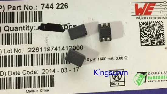 Бесплатная доставка 10 шт. 744226 WE100 10UH 1.6A SMD Индуктивный дроссель оригинальный спот |