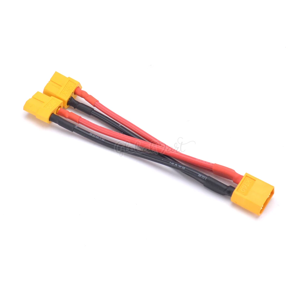 XT60 Male to Female Parallel Connector Cable Extension Y Splitter XT60 Parallel Cable (4)