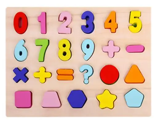 ABC пазл, цифровые деревянные игрушки, ранний обучающий пазл, буквы, алфавит, цифры, головоломка, дошкольные Развивающие игрушки для детей - Цвет: Лиловый
