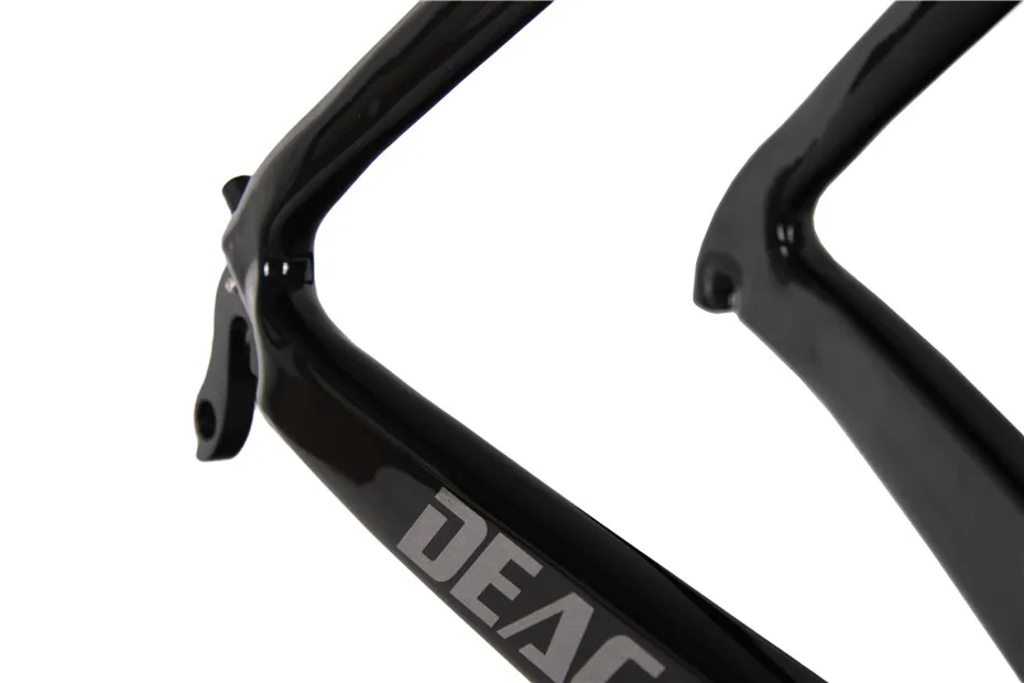 Cheap 2018 T1000 Carbon Road Frame+Fork+Seatpost +Headset+Clamp BB86 Adapter Carbon Fiber Road Bike Frame No Tax EMS Free Shipping 18