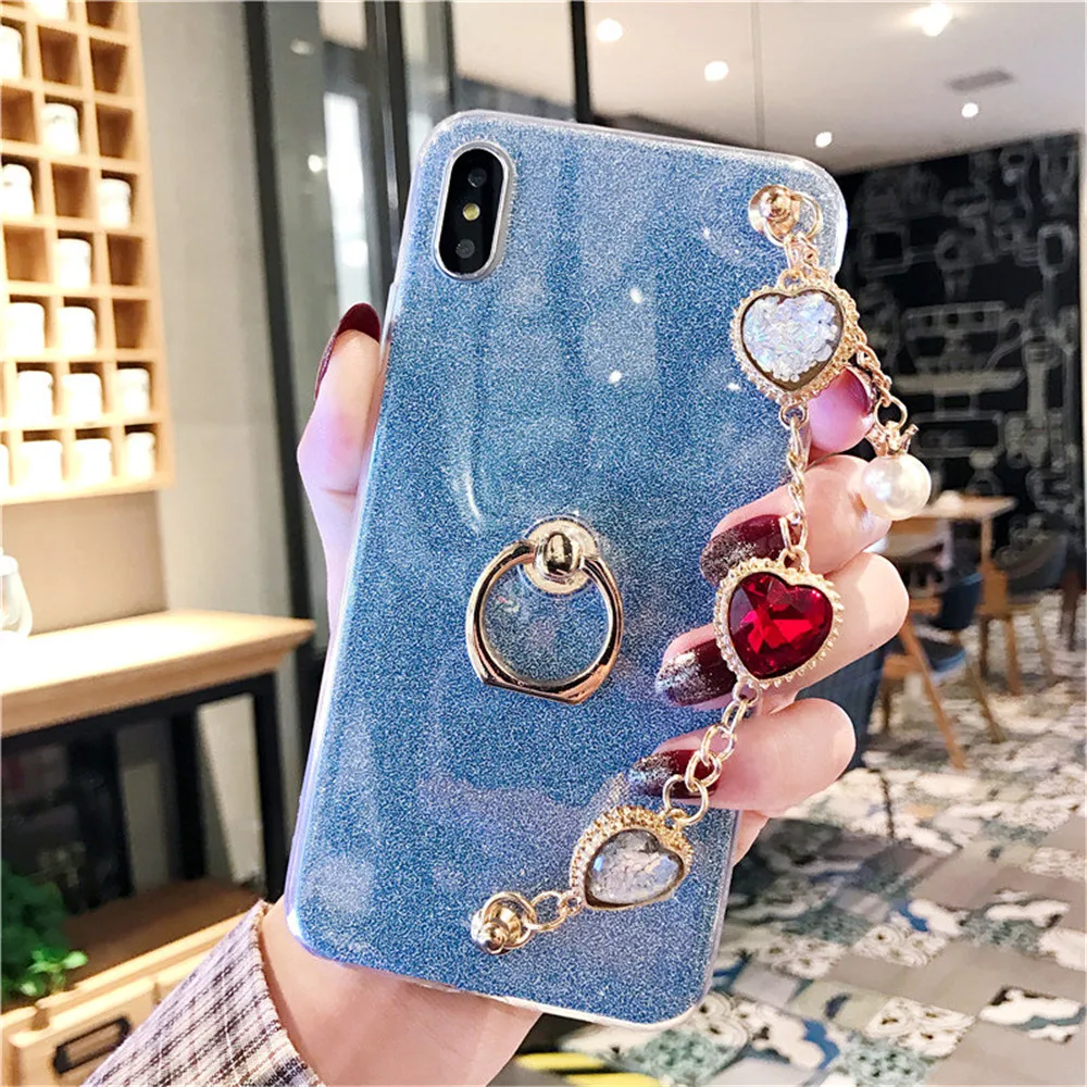 

TPU Glitter Ring Buckle Fitted Case For Samsung G530/I9060/G360/,Hot Bracelet DIY Cover For Samsung E5/E7/G7106/Ace4/Core2/S7262