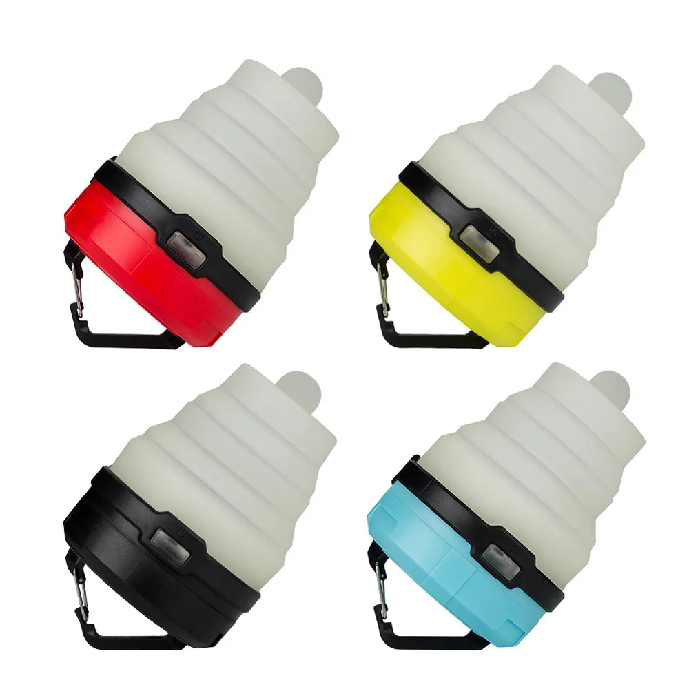 

Portable Outdoor Retractable Camping Flashlight Lantern Hiking Tent LED Camp Light Campsite Hanging Lamp Emergency Night Light