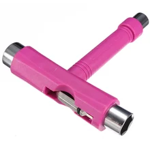 JHO-Roller Rollerskate Skateboard Scooter All in 1 T Skate Board ATB Tool + Allen Key pink