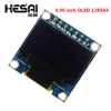 0.96 inch OLED White Display Module 128X64 OLED SPI 7pin Driver Chip SSD1306 for arduino Diy Kit ► Photo 2/4