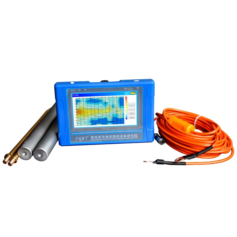 

PQWT-TC500 500 meter High Accuracy Automatically Mapping Long Range Underground Water Detector