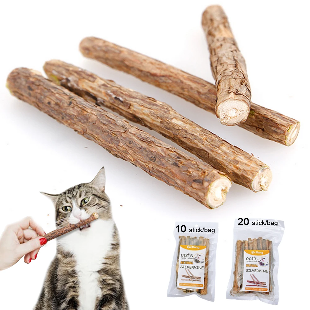 10/20pcs Interactive Cat Toy Pure Natural Catnip Stick For Cats Kitten Favor Menthol Toothpaste Toys Teeth Cleaning Snack Sticks